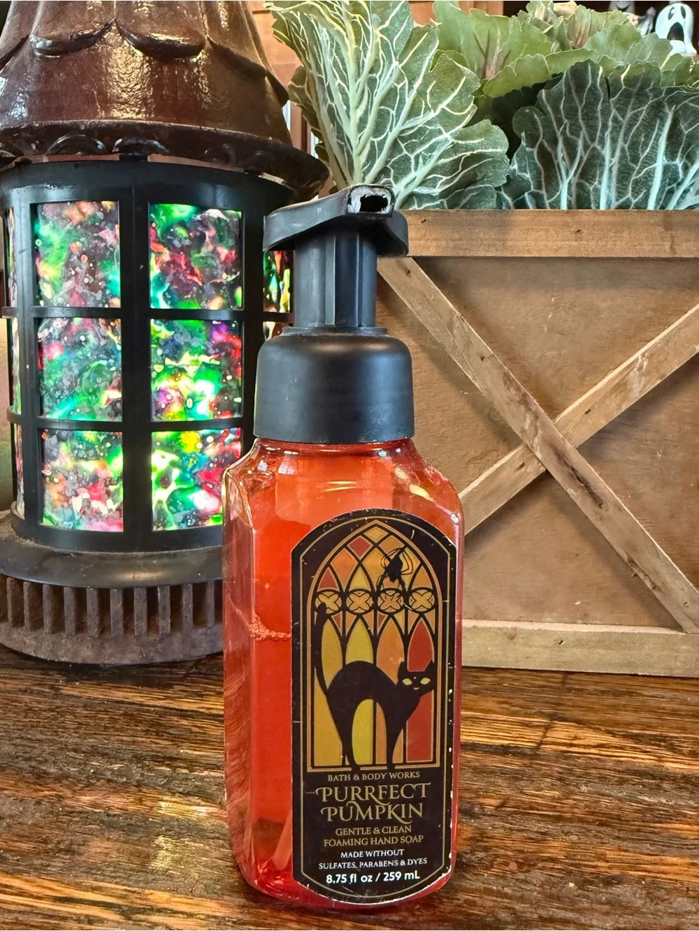 Bath & Body Works Orange Foaming Hand Soap - Pumpkin Spice Label